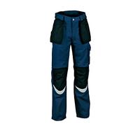 Cofra V064-0-02.Z44 Pantaloni, Carpenter, Blu Navy/Nero, 44