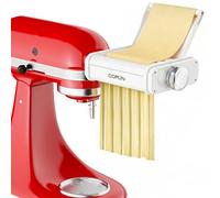 COFUN Accessorio per Pasta per KitchenAid, Set 3-in-1 per KitchenAid Artisan con Piastra di Guida Amovibile, Include Sfogliatrice, Ttaglia-spaghetti e Fettuccine