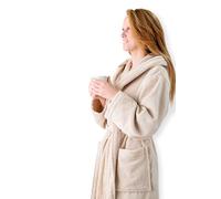 COGAL® - ACCAPPATOIO SPUGNA DONNA TOP - Tinta Unita, Disponibile in Vari Colori, Accappatoio Cotone 100%, Morbido e Ultra assorbente