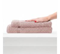 COGAL set 1+1 asciugamano viso e ospite Rosa chiaro RANGER 650 gr