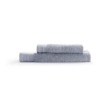 COGAL® - Set Asciugamani 500 gr/mq Modello Essentia - 40x60 cm + 60x100 cm - Spugna 100% Cotone, con Riccio Alto, Morbido e Ultra Assorbente - SOFT GREY