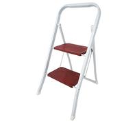 Cogex, 62803, 62803 sgabello passo 2 fasi, pieghevole rosso
