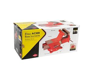 Cogex 64356 - Morsa in acciaio, base girevole