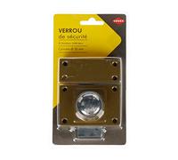 Cogex 647440 - Pulsante di sicurezza per porta, interno/esterno, chiusura con pomello interno, diametro cilindro 25 mm, fornito con 3 chiavi e viti, NC