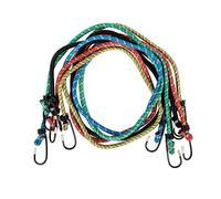 Cogex 82591 - Set di corde elastiche con ganci, 1 m, 5 pz.