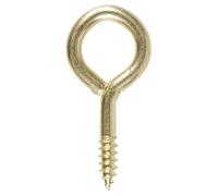 Cogex 85258 Piton ferma ottone, dorato, 3,5 x 40 mm, set di 6 pezzi
