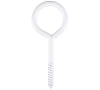 Cogex 85260 Piton ferma plastificato, bianco, 4 x 60 mm, set di 5 pezzi