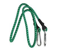 COGEX - Tenditori, tenditore elastico, tenditore di fissaggio - Tenditore con moschettone - Lunghezza: 1 m - Diametro: Ø6 mm - Carico di rottura: 18 kg - Pratico e robusto - Colore: Rosso/Verde -