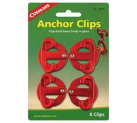 Coghlans Clip di Ancoraggio, Confezione da 4 4-Pack Multi