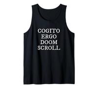 Cogito Ergo Doom Pergamena Filosofia Latina Umorismo Canotta