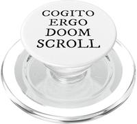 Cogito Ergo Doom Pergamena Filosofia Latina Umorismo PopSockets PopGrip per MagSafe