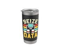 Cogliere l'analista dei dati del codificatore di scienza dei dati di informatica Bicchiere termico in acciaio inox doppia parete