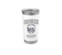 Cogne - True crime - Vintage style Bicchiere termico in acciaio inox doppia parete