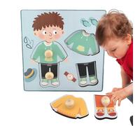 Cognitive Board Games - Puzzle Game Matching Toy | Brain Teaser Puzzle Game | Matching Learning Puzzles Board For Kids Aged 2-5, Wooden Interactive Learning Toy, Parent-Child Activity, Intelligence De