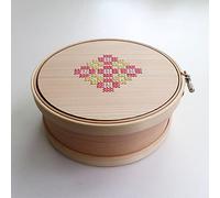 Cohana Magewappa toolbox embroidery hoop 15cm yllw-pnk - 1pc