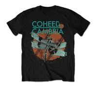 Cohead and Cambria - Rock Off officially licensed products Coheed And Cambria Dragonfly T Shirt Size S