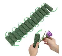 COHEALI 1 Mazzo Blocchi di Argilla Floreale Verde a Forma di Salsiccia per Composizioni Floreali, Base Starter Sintetica per Decorazioni e Allungamento Durata Fiori Freschi