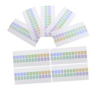 COHEALI 10 Fogli Di Linguette Per Libri Per Il Progresso Della Lettura Segnalibri Decorativi Adesivi Per Una Scrittura Fluida