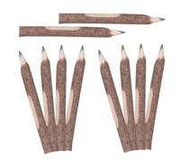 COHEALI 10 Matite in Legno Naturale Corteccia, Scrittura Liscia e Cancellabile, per Scuola e Progetti Artistici, Set di 10 Pezzi Marrone