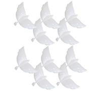 COHEALI 10 Palloncini a Forma di Colomba Nuziale Color Avorio, Decorativi per Matrimoni, Compleanni e Feste, Forniture per Eventi Effetto Fluttuante, Atmosfera Gioiosa e Tema Pace