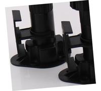 COHEALI 10 pezzi Clip per Zoccolo da Cucina Nere in PP Spesso da Morsetti Regolabili per Gambe di Mobili Livellatori Pavimento per Armadi Librerie e Unità di Stoccaggio Facili da