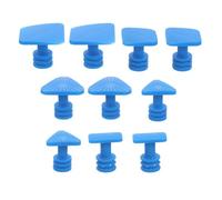 COHEALI 10 Pezzi Kit Tirabolli Auto Mini in Plastico Blu per Garage | Riparazione Ammaccature Auto, Estrattore Piccolo, Uso Domestico, Compatibile Varie Vetture