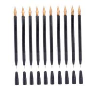 COHEALI 10 Pezzi Penne Scratch Painting Nere Strumenti Dual Tip per Disegno e Dettagli Impugnatura Ergonomica per Arte Gratta e Colora e Adulti