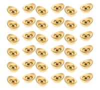 COHEALI 100 Pezzi di Ricchezza in Lega Lucida 1 Cm, Ornamenti Portafortuna Cinesi Compatti per Arredamento Casa e Ufficio, Decorazioni Simboliche per Artigianato e Prosperità