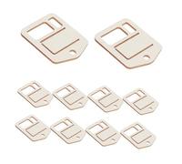 COHEALI 100 Pezzi Organizer per Matassine Punto Croce in Legno Beige Grande capacità di Stoccaggio e Design Naturale Raffinato per Cucito e Lavori Artigianali