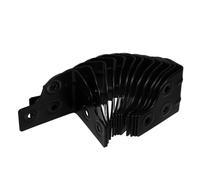 COHEALI 12 Pezzi Proteggi Angoli Mobili in Ferro Angolari Diritto Elettroplaccati Resistente per Mobili Valigie Custodie Chitarra e Amplificatori