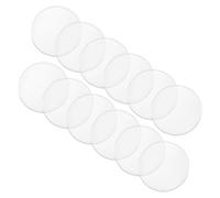 COHEALI 12 pezzi Tampone Paracolpi Trasparente Antiscivolo in Gomma Distanziale Protettivo per Piani in Vetro e Marmo Ammortizzatore per Mobili e Tavoli