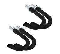 COHEALI 2 Paia Ganci per Scale Telescopiche in Acciaio Inox e Gomma, Resistente alle Intemperie, Capacità di Carico Pesante, per Manutenzione e Armadi, Dimensioni 17x11,5x2,8cm