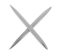 COHEALI 2 Pezzi Clay Modeling Pottery Tools in Stainless Steel Sharp Sculpting Supply for Carving Beveling And Smoothing Ceramics And Wax