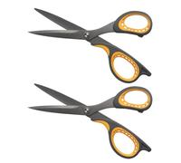 COHEALI 2 Pezzi Forbici Antiscivolo con Manico Confortevole Multiuso per Ufficio Scuola e Artigianato Leggere e Facili da Usare per Tagli Precisi di Carta e Tessuti