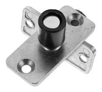 COHEALI 2 Pezzi Guida per Porta Scorrevole in Acciaio Inox Doppio Cuscinetto, Fermaporta Resistente Agli Urti, Distanza Fori 35mm, per Porte Scorrevoli da Interno