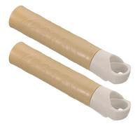 COHEALI 2 Pezzi Manico di Ricambio per Scopa e Paletta, Plastica, Khaki | Pulizia Domestica, Facile da Sostituire, Design Semplice, Compatibile Strumenti di Pulizia e Scopa