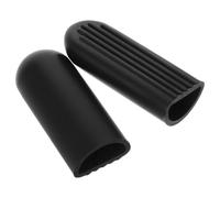 COHEALI 2 Pezzi Silicone Copertura Protettiva per Nero Cavalletto Scooter | Antiscivolo, Protezione Completa, Leggera ed Elastica, per Cavalletto Scooter Elettrico, Finitura Nera