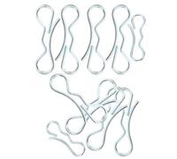 COHEALI 2 Set Kit Assortimento Coppiglie per Tosaerba e Camion in Ferro Zincato Argento Installazione senza Sforzo e Resistenza alle Intemperie per Uso Esterno