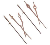 COHEALI 2 Set Lancette Orologio in Legno Scuro con Boccola in Kit Ricambio Preciso per Riparazione e Creazione Orologi Fai da Te Decorazione Casa e Ufficio