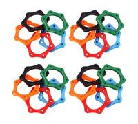 COHEALI 20 Pezzi Anelli Antiurto per Microfono Wireless in Gomma Supporti Antiscivolo Colorati per Microfoni Portatili Accessori Protezione Vibrazioni per Karaoke e Palcoscenico