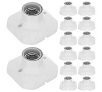 COHEALI 20 Pezzi Base Lampada E27 in Ceramica Bianca ad Alta Potenza Installazione Facile, Portalampada per Illuminazione a Soffitto in Ambienti Commerciali e Domestici