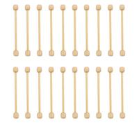 COHEALI 20 Pezzi Mini Bastoncini in Legno Naturale per Arazzi Stecchette Resistenti e Artigianali per Decorazioni Bohemien e Lavoretti DIY