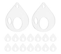 COHEALI 20 Pezzi Organizzatore per Bobine di Filo da Ricamo in Acrilico Trasparente, Porta Rocchetto Anti Groviglio, Accessorio Decorativo per Cucito e Craft DIY