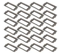 COHEALI 24 Cornici Porta Etichette Vintage in Ferro Verde, Facili da Assemblare, Decorazioni Antiche per Cassetti e Scaffali, Set di 24 Pezzi per Uso Retro