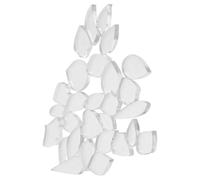 COHEALI 29 Pezzi Stampo per Fiori e Foglie in Plastico per DIY Forma a Ventaglio Grande e Punta Lunga, per Principianti e Laboratori Non Ereditari