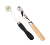 COHEALI 2pezzi Rotella di Tracciamento Professionale per Cucito Artigianale Rotella Punta Ad Ago per Marcatura Punti su Tessuti Distanziatore Pratico in Materiali