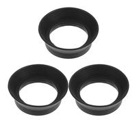 COHEALI 3 Pezzi Coprioculari in Gomma per Microscopio e Binocolo Protezione Antipolvere e Schermatura Luce per Uso Scientifico e Avventure All'aperto