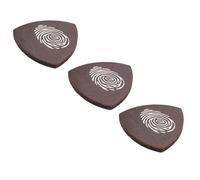 COHEALI 3 Pezzi Plettri Resistenti e Non Si Spezzano in Cuoio Marrone per Ukulele con Scatola di Carta Migliorano Suono, Accessori Pratici Stili multipli per Strumenti Musicali