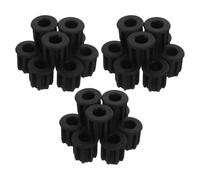 COHEALI 30 Pezzi Tappi Protettivi per Piedi Sedie Inserti per Stelo Rotelle 0,6-1cm in Plastica Spessa Antiscivolo per Ufficio Scuola Biblioteca, Cuscinetti per Mobili Resistenti e Stabili