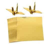 COHEALI 300 Pz Origami Perlati Su Un Solo Lato Kit Di Carta Origami Per Bambini Fogli Di Alluminio Carta Mestiere Di Gru Di Oragami Abito Puzzle Giapponese Scuola